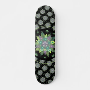 Nature Child Mandala Pattern  Skateboard