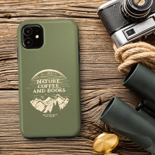 Nature Coffee and Books iPhone 14 Pro Case
