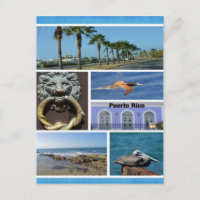 Nature collage of San Juan, Puerto Rico