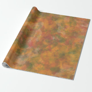 Nature colour tone watercolor Brushed Wrapping Paper