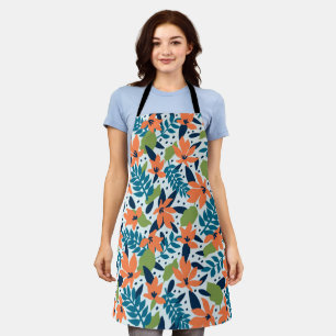 Nature Colourful Flowers Cute Apron