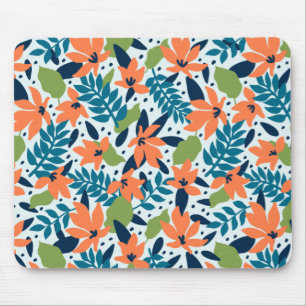 Nature Colourful Flowers Cute Mouse Pad