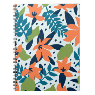 Nature Colourful Flowers Cute Notebook