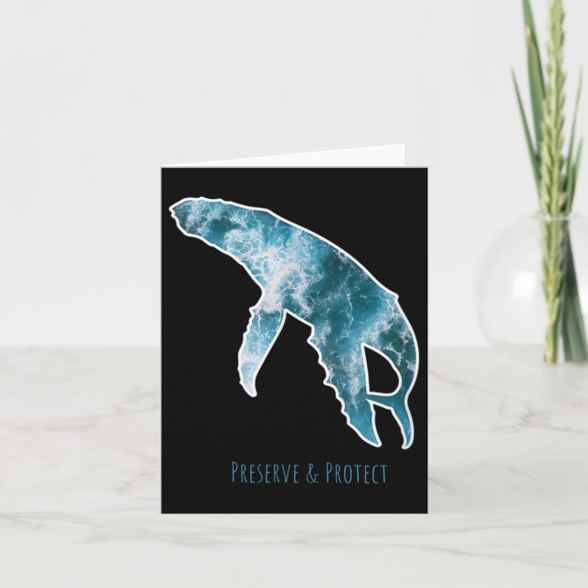 Nature Conservation Whale Environmental Protection Card (Front)