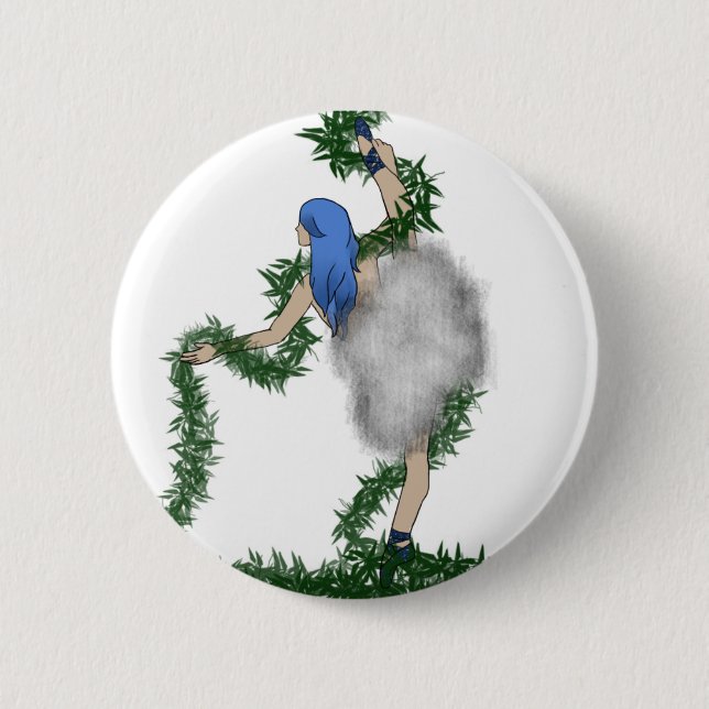Nature Dancer 6 Cm Round Badge (Front)