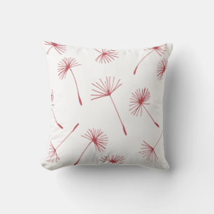 Nature - Dandelions in fuschia Cushion