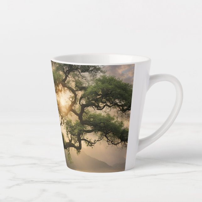 Nature Design Latte Mug (Right)