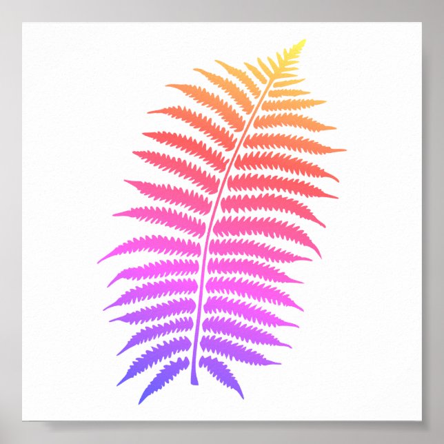 nature design poster wall art colourful (Front)