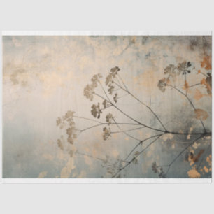 Nature Elements Abstract Botanical Background Art  Tissue Paper