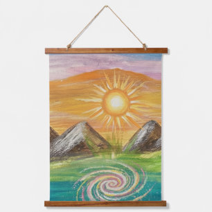 Nature energy vortex  hanging tapestry
