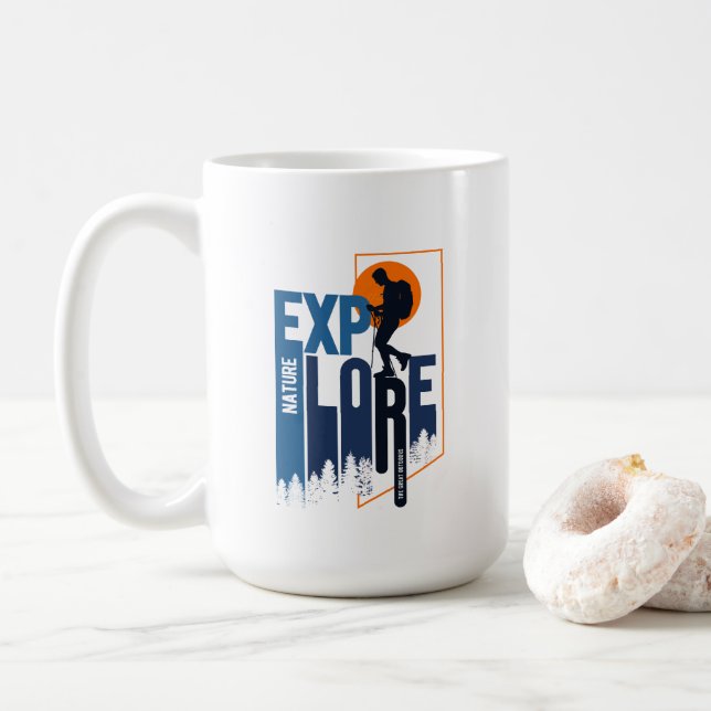 Nature Exploration | Men- 15# Classic Mug (With Donut)