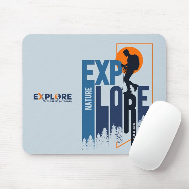 Nature Exploration | Men - Mouse Pad (With Mouse)