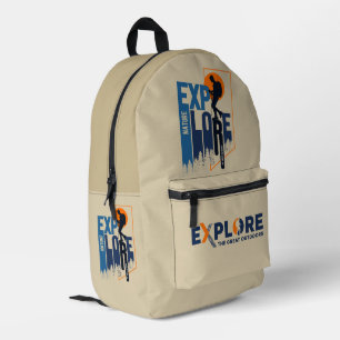 Nature Exploration   Printed Backpack (Men)