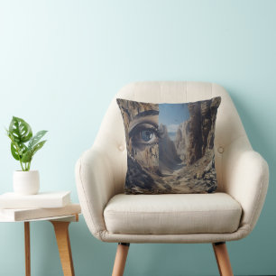 Nature Eye Surrealism Cushion