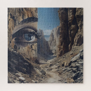Nature Eye Surrealism Jigsaw Puzzle