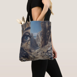 Nature Eye Surrealism Tote Bag