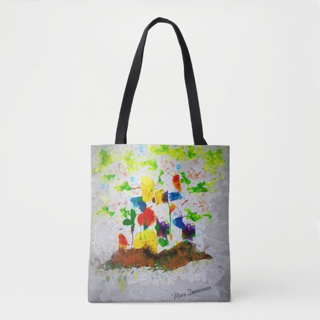 "Nature Fantasy Trees" Tote bag (Front)