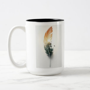 Nature Feather Forest Mug