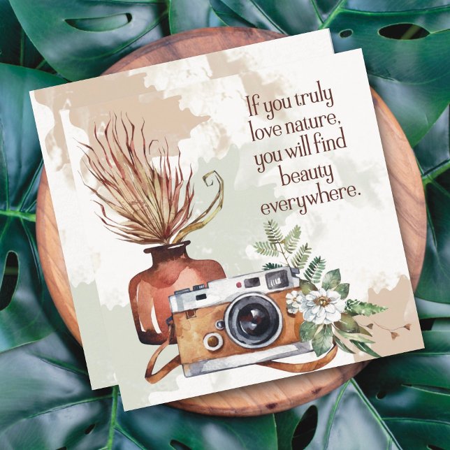 Nature Floral Camera Card (Creator Uploaded)