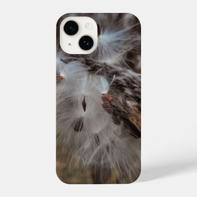 nature fluffy plant iPhone case (Back)