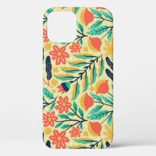Nature Foliage: Floral Seamless Pattern. iPhone 12 Case