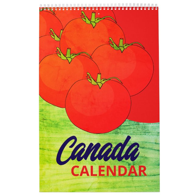 Nature Foods Art | Canada 2026 Wall Calendar (Cover)