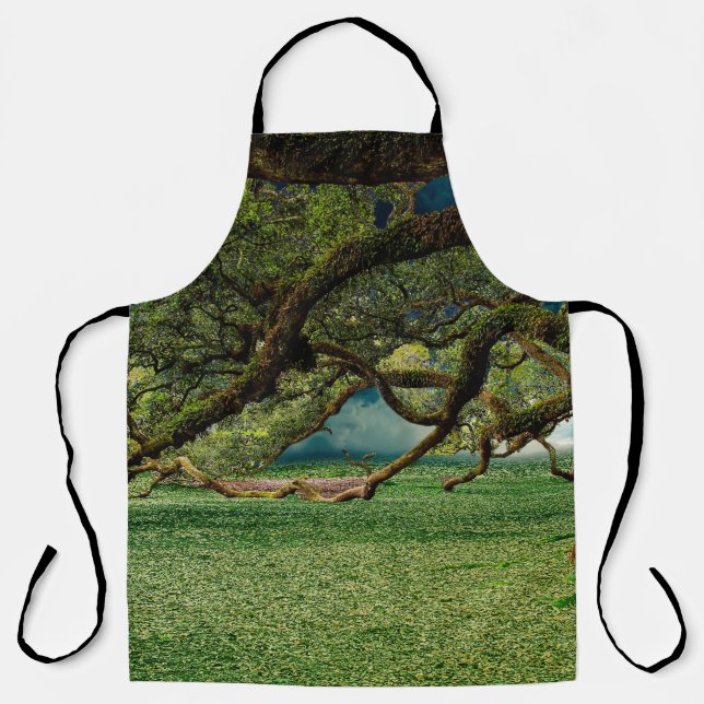 Nature forest foliage tree leaf apron (Front)