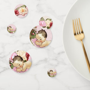 Nature Forest Garden Baby Sleeping Roses Bed Confetti