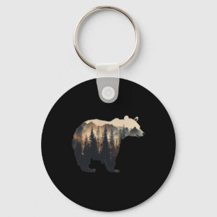 Nature Forest Mountains Trees Wildlife Men Women A Key Ring