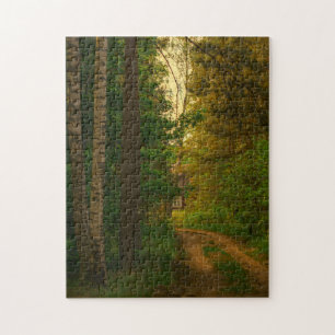 Nature Forest Rural Hut Village Belarus Jigsaw Puzzle