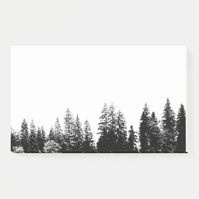 Nature Forest Trees Wilderness Post-it Notes (Front)