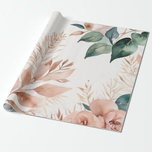 Nature garden wrapping paper