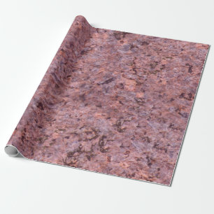 Nature Geology Photo Pink Rock Texture Wrapping Paper