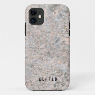 Nature Geology Rock Texture Custom Name iPhone Cas iPhone 11 Case
