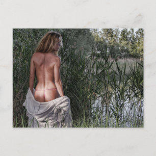Nature Girl Bikini photo postcard