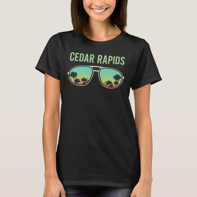 Nature Glasses - Cedar Rapids T-Shirt (Front)