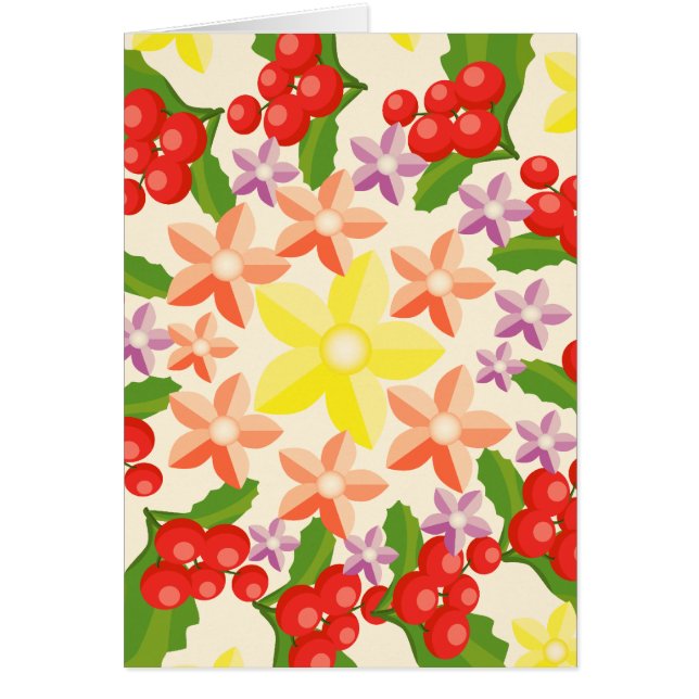 Nature Glory : Fine Red Berry Pattern (Front)