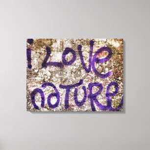 NATURE GRAFFITI CANVAS PRINT