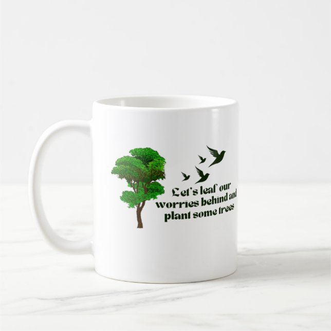 Nature Graphic Coffee Mug (Left)