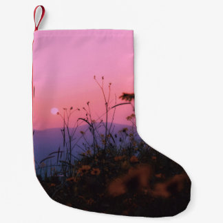 Nature grass small christmas stocking