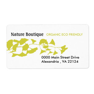 Nature Green Autumn Golden Ginkgo