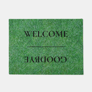 Nature Green Grass Zen Welcome Goodbye Doormat