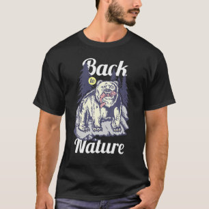Nature Grizzly Brown Bear Camping Vacation Vintage T-Shirt