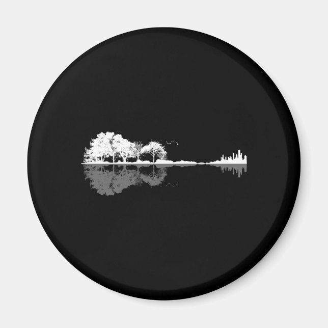 Nature Guitar Magnet (Front)