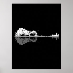 Nature Guitar Poster
