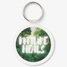 NATURE HEALS Keychain