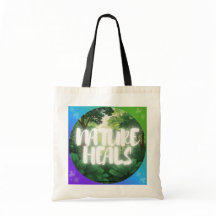NATURE HEALS Tote Bag