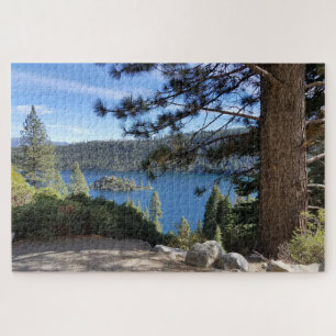 Nature Hiking Landscape Trees & Water Jigsaw Puzzle