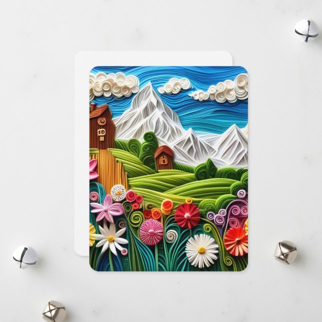 Nature Holiday Card (Front/Back In Situ)