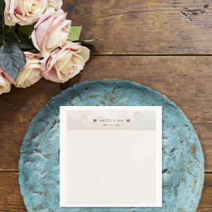 Nature Horses Wedding Custom Napkin